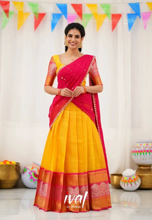half saree
